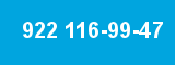 922 116-99-47